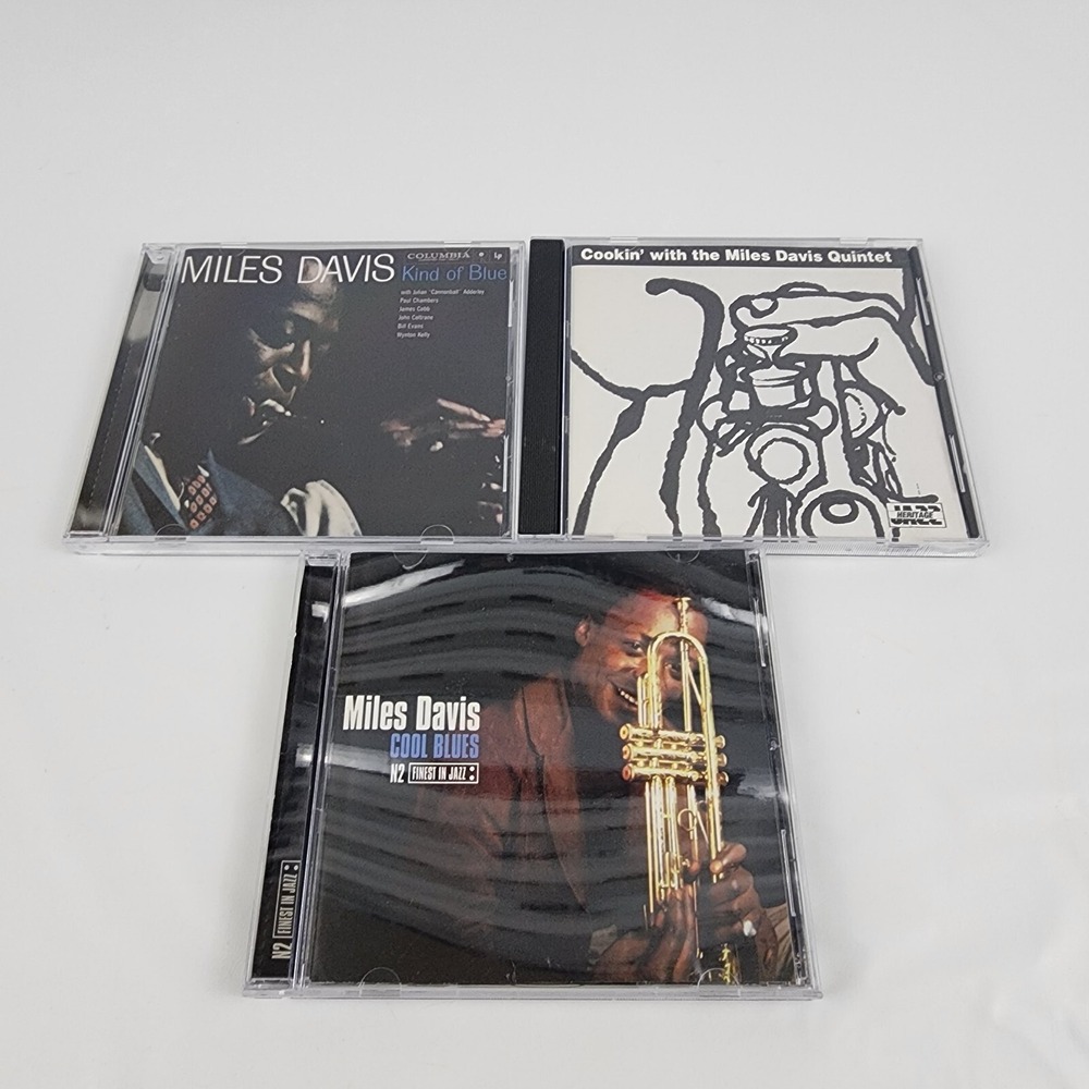 Miles Davis 3‎ CD Lot JAZZ  Cool Blues